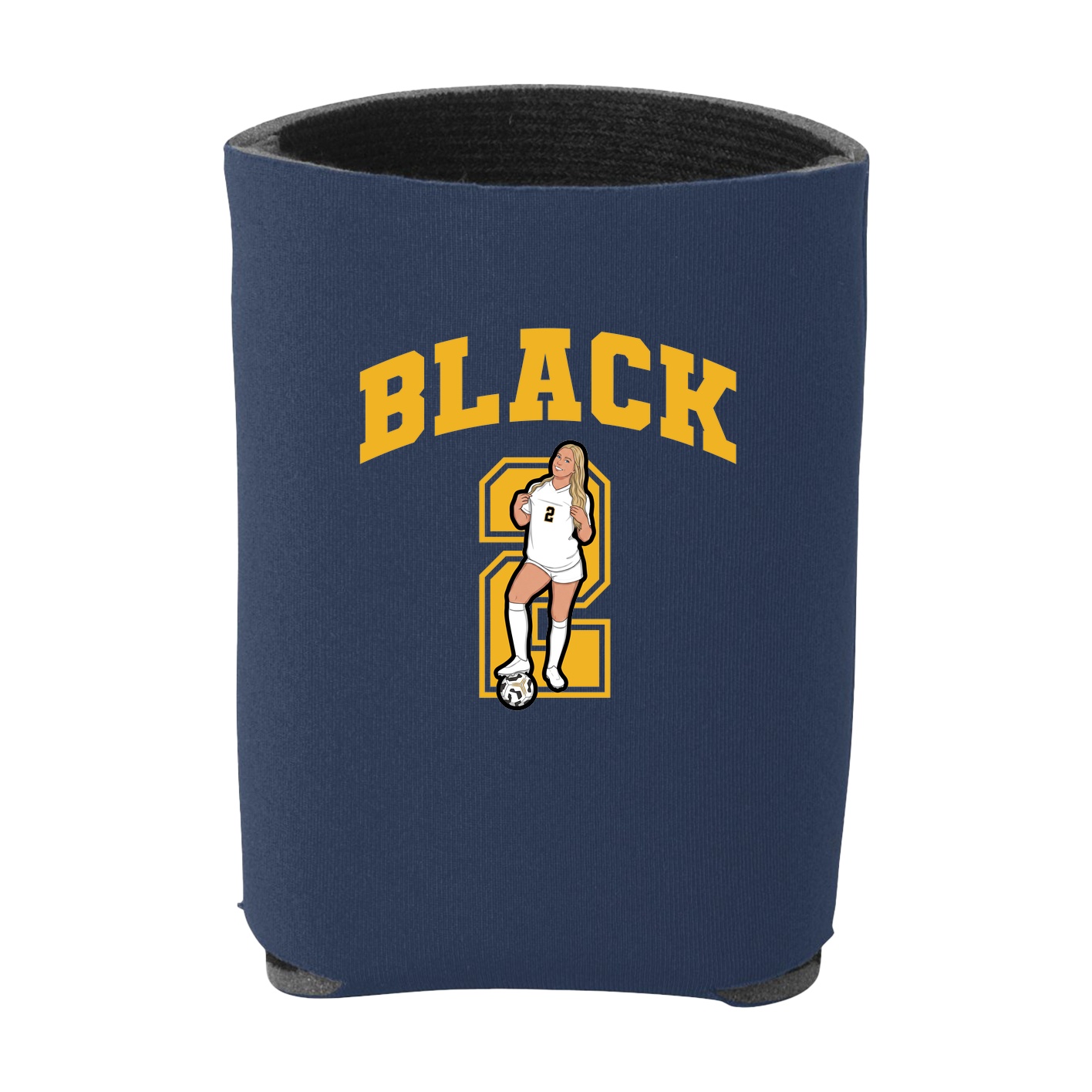 Can Holder — Number in Navy