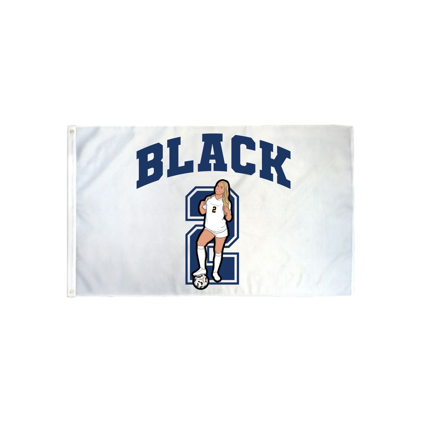 3x5 Flag — Number in Classic