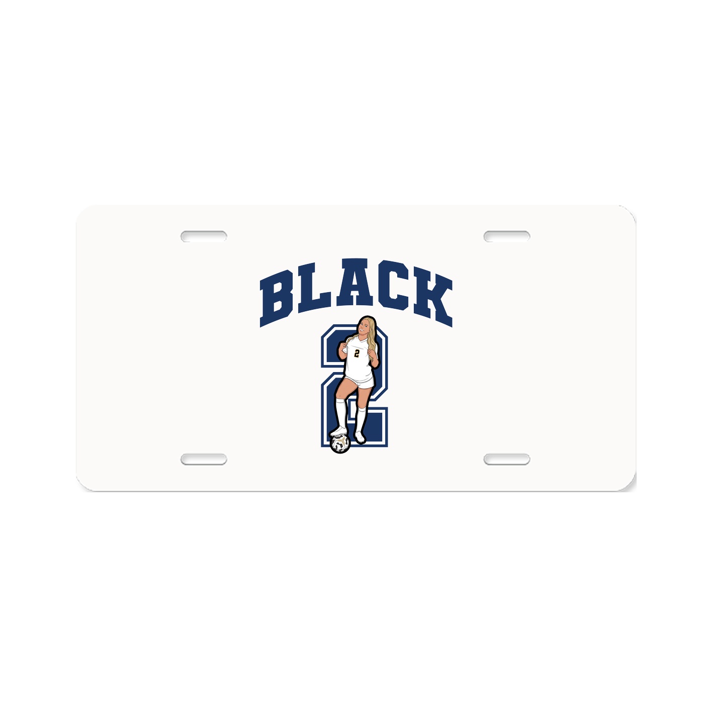 License Plate — Number in Classic