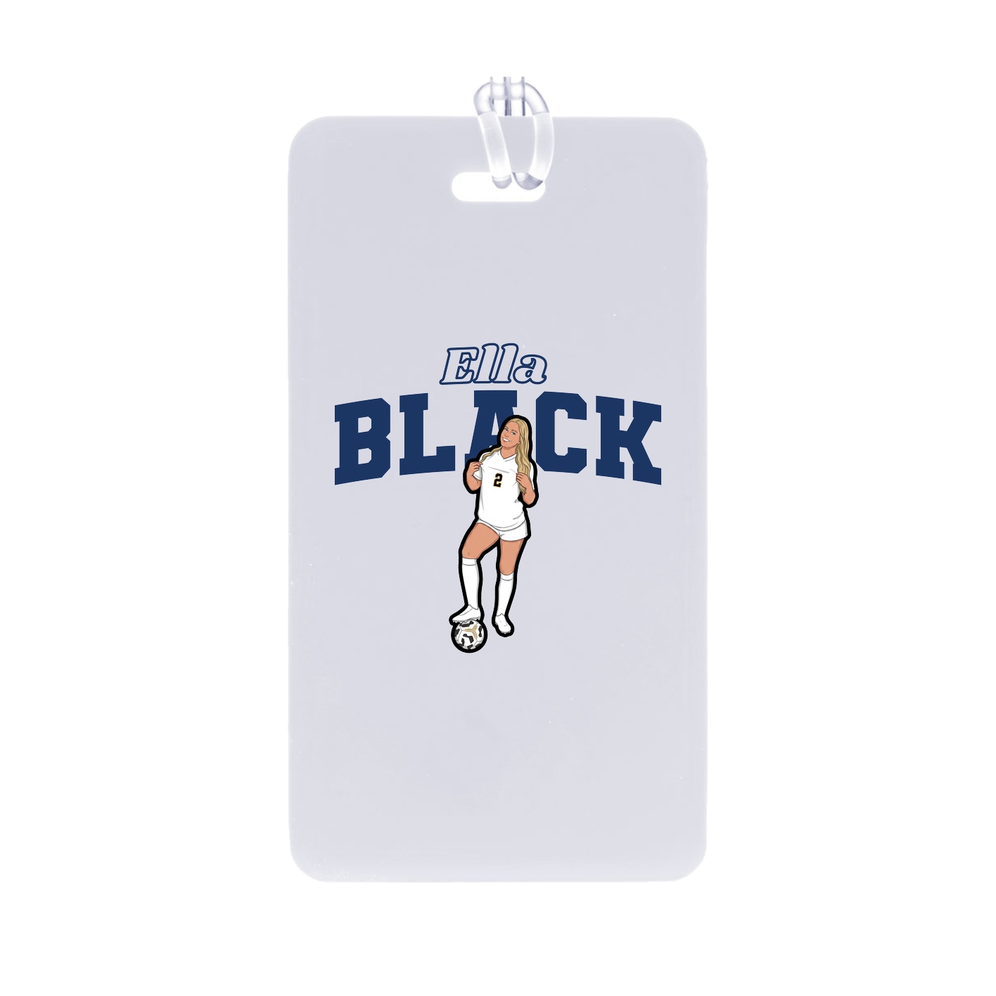 Bag Tag — Name Arch in Classic