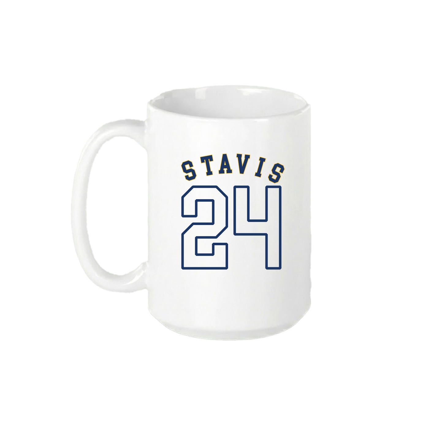 15oz Coffee Mug — Shirsey Arch in White
