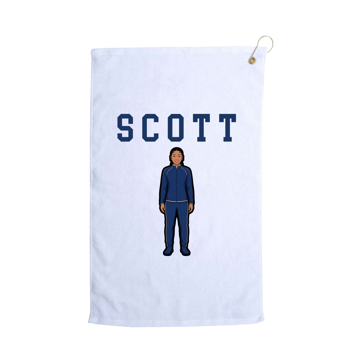 Golf Towel — Shirsey in White