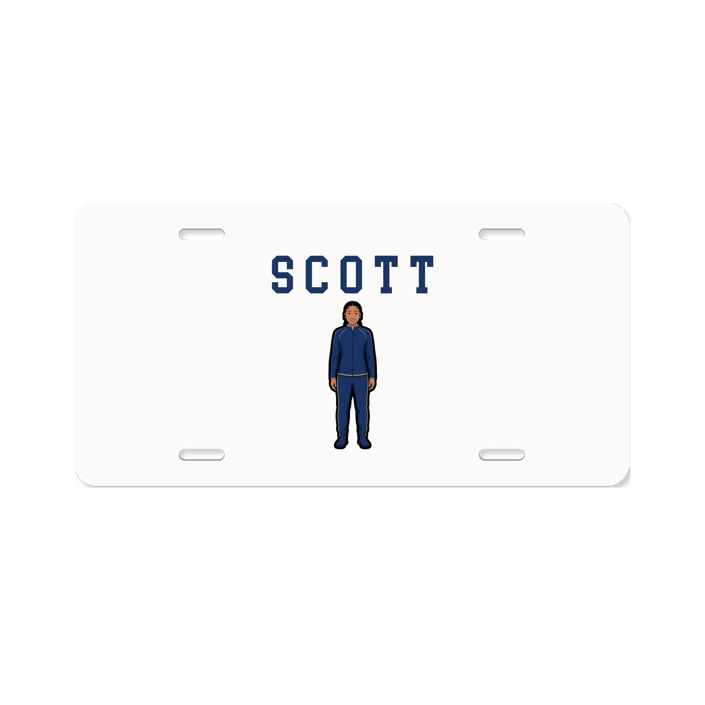 License Plate — Shirsey in Classic
