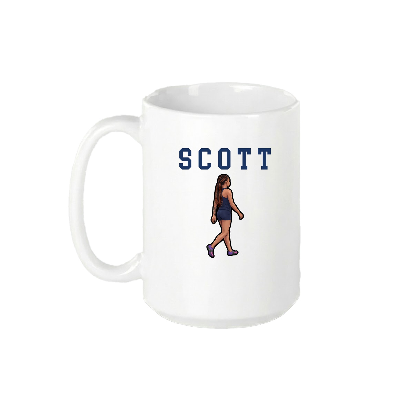 15oz Coffee Mug — Shirsey in White