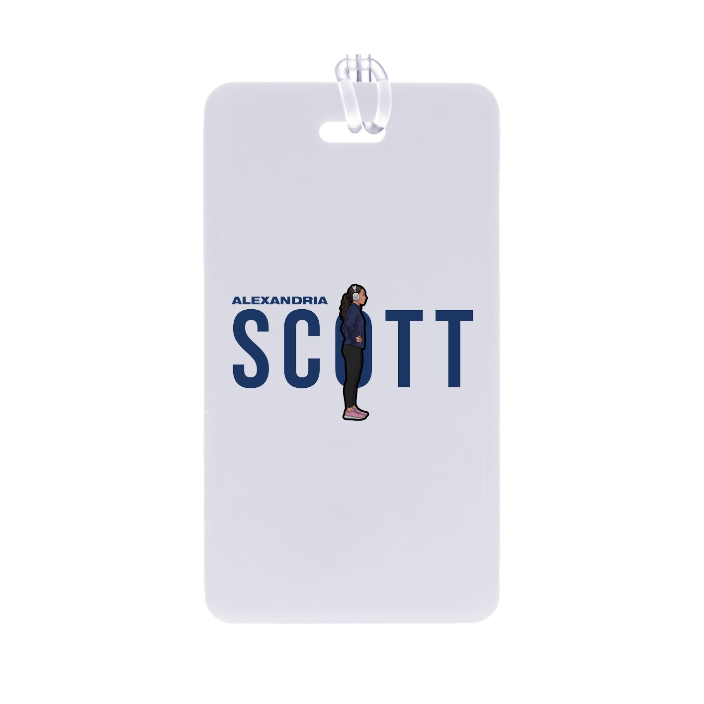 Bag Tag — Player Name in Classic