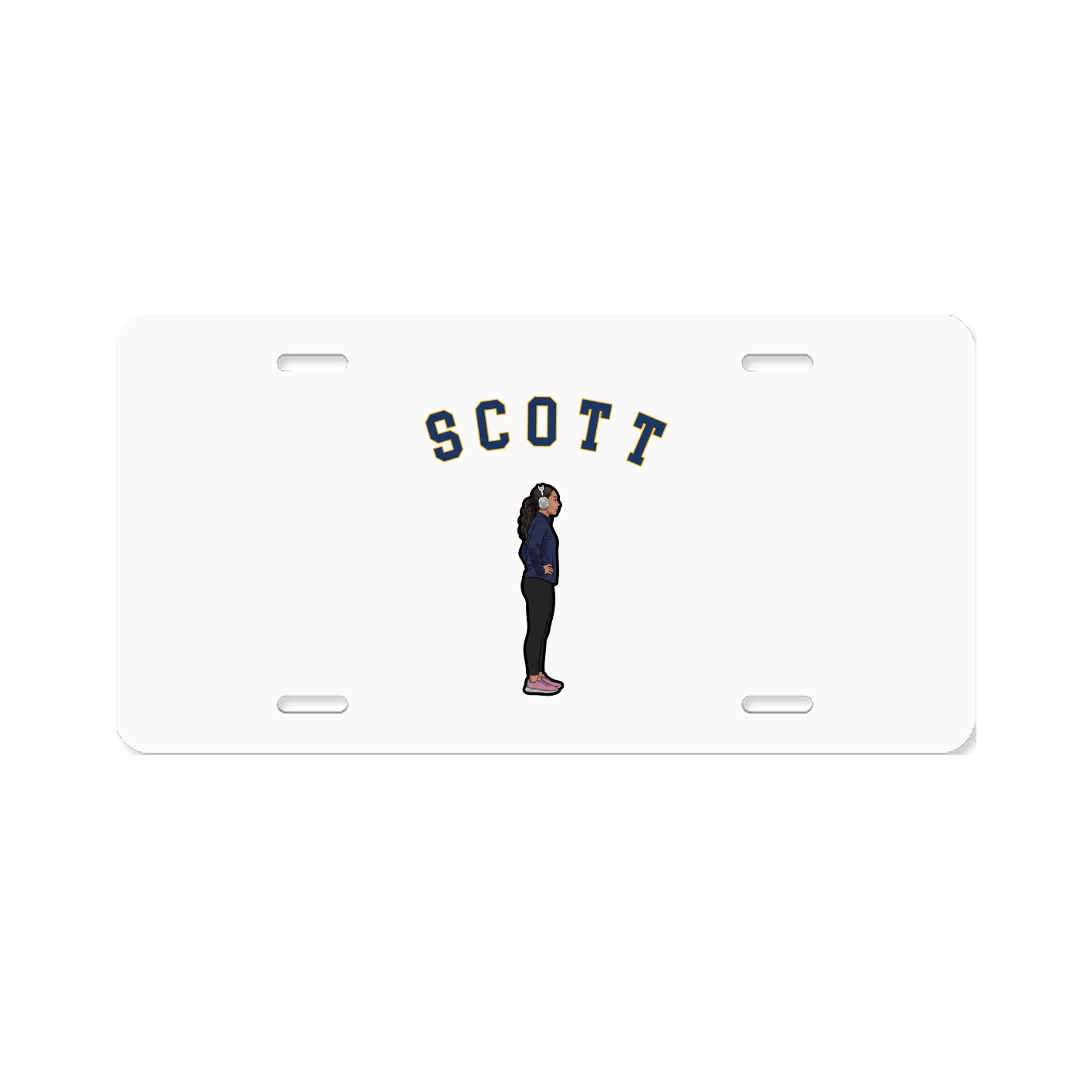 License Plate — Shirsey Arch in Classic