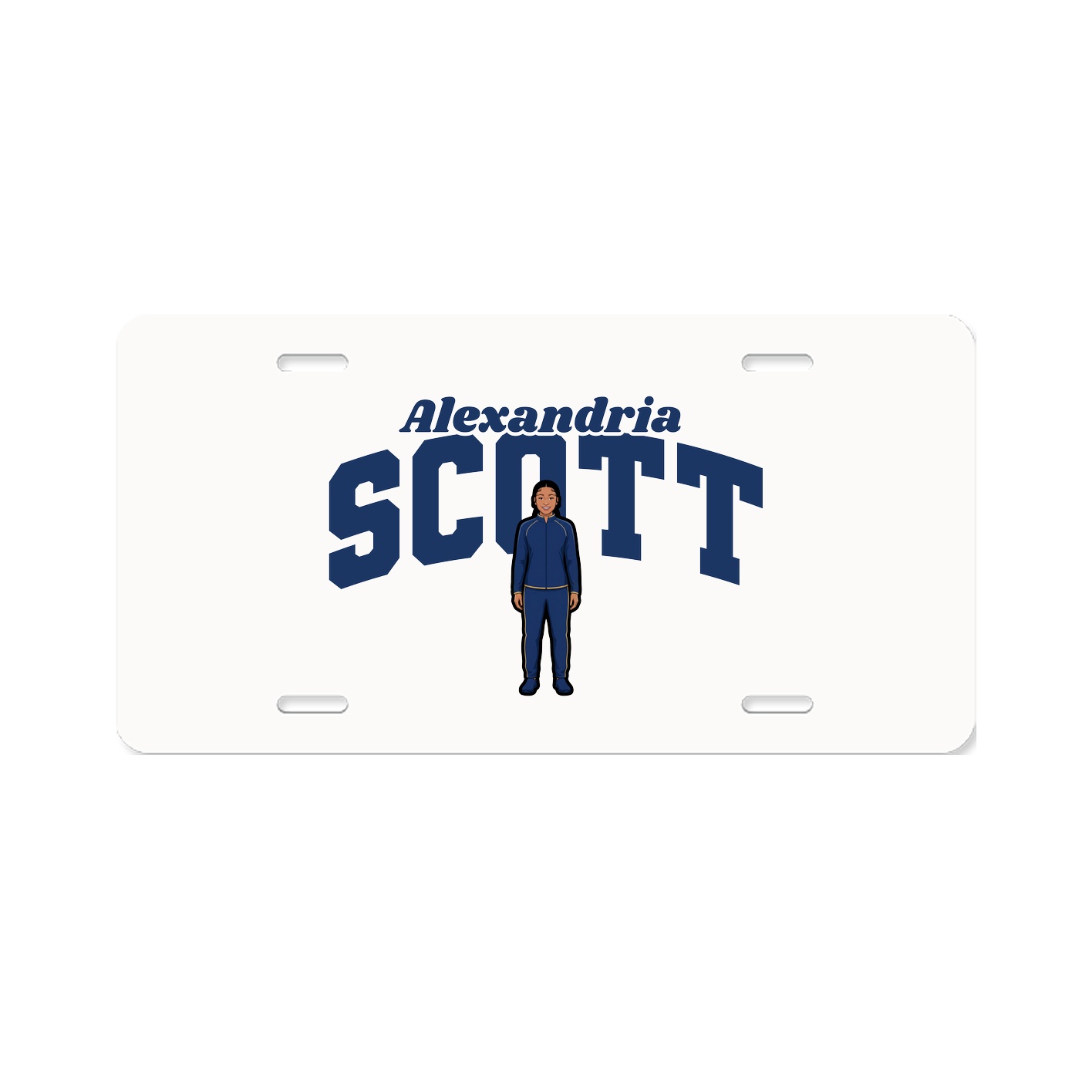 License Plate — Signature Arch in Classic