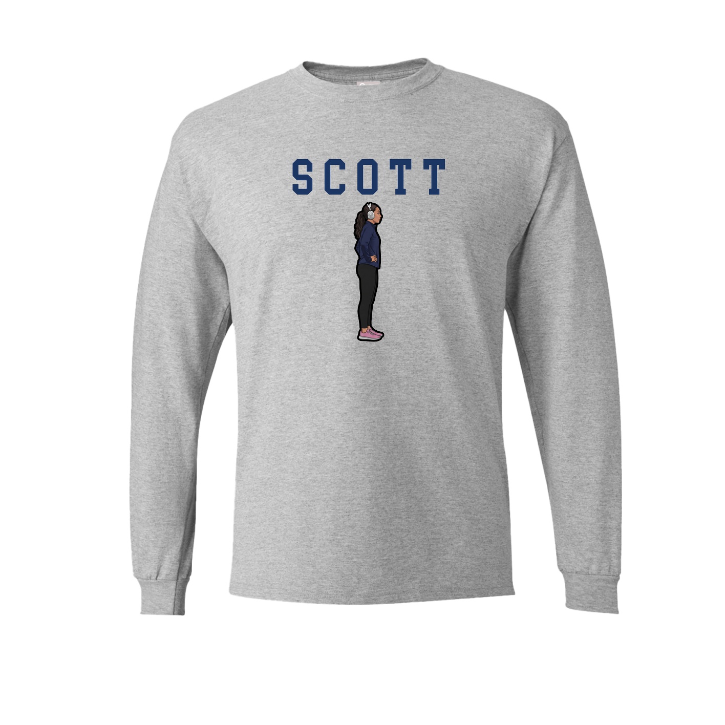 Long Sleeve Tee — Shirsey in Grey