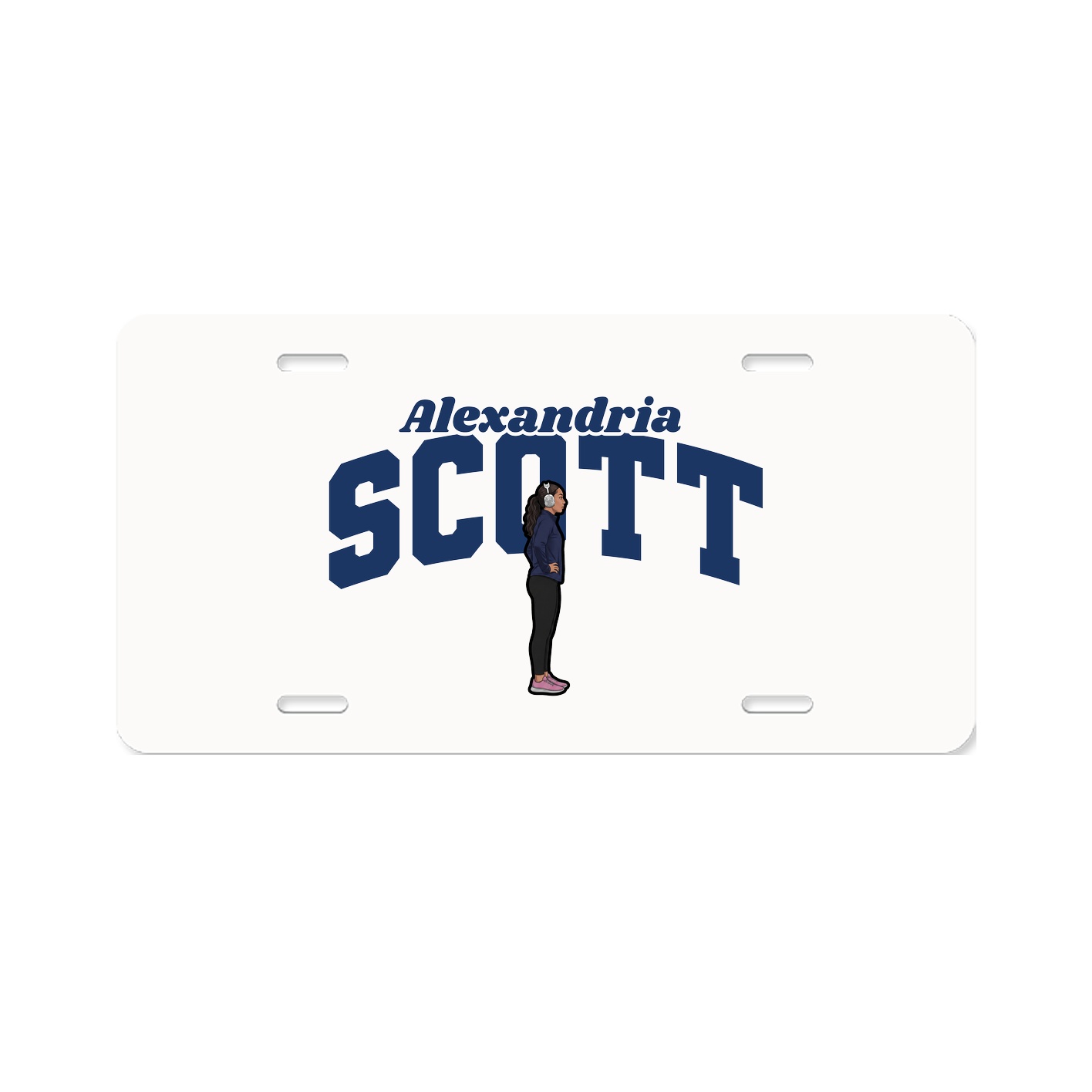License Plate — Signature Arch in Classic