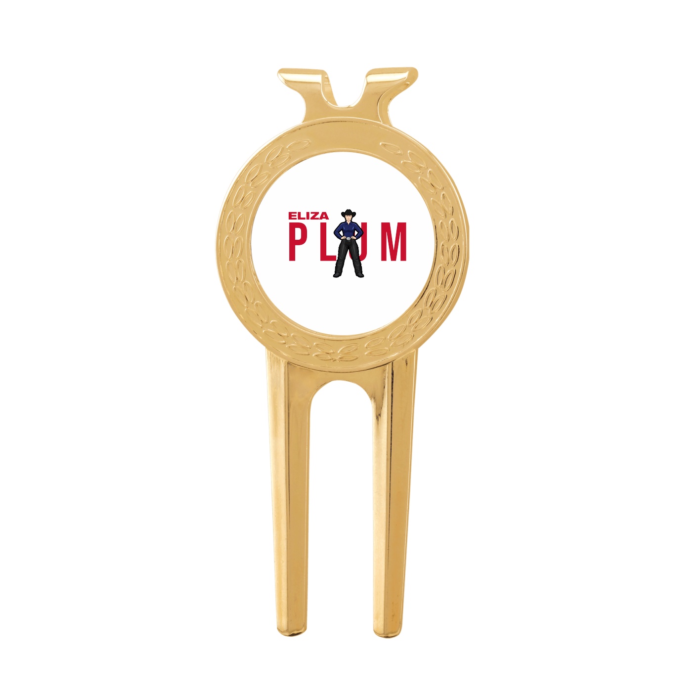 Divot Tool with Ball Marker — Player Name in Classic
