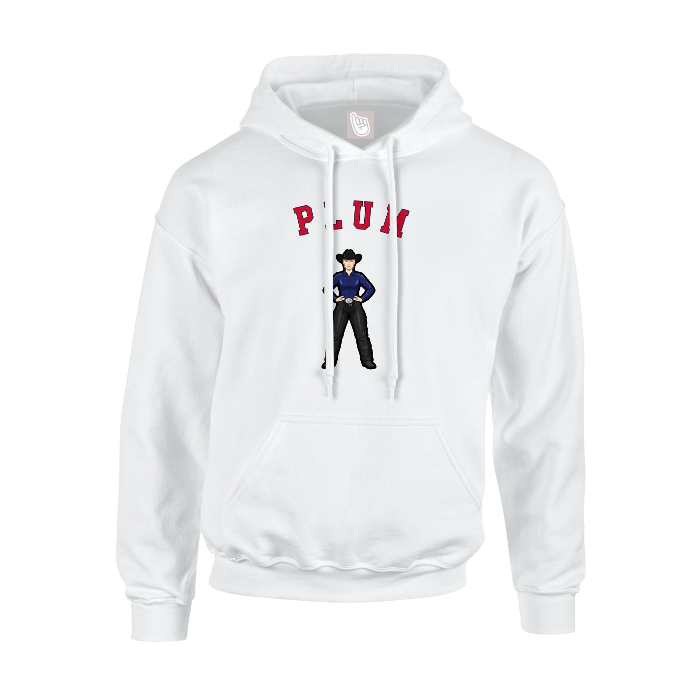 Hoodie — Shirsey Arch in White
