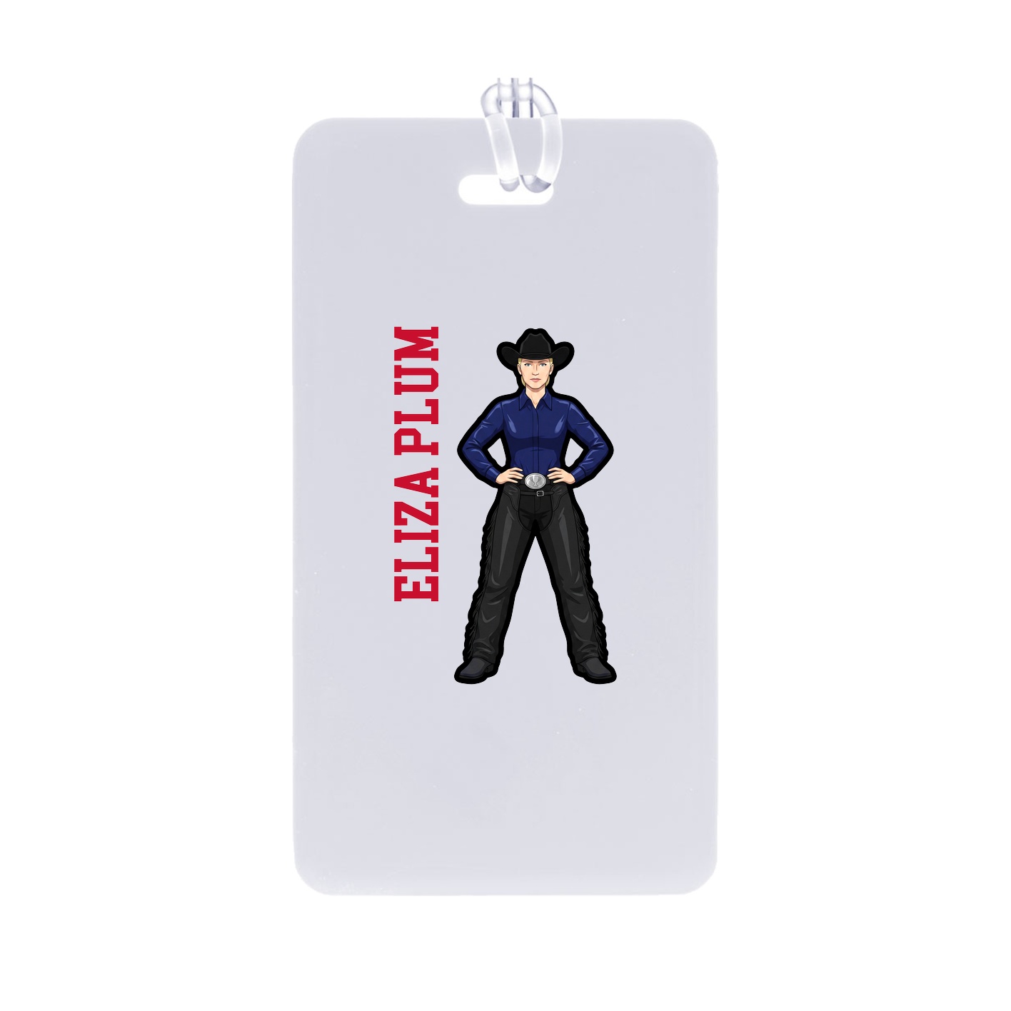 Bag Tag — Name Vertical in Classic