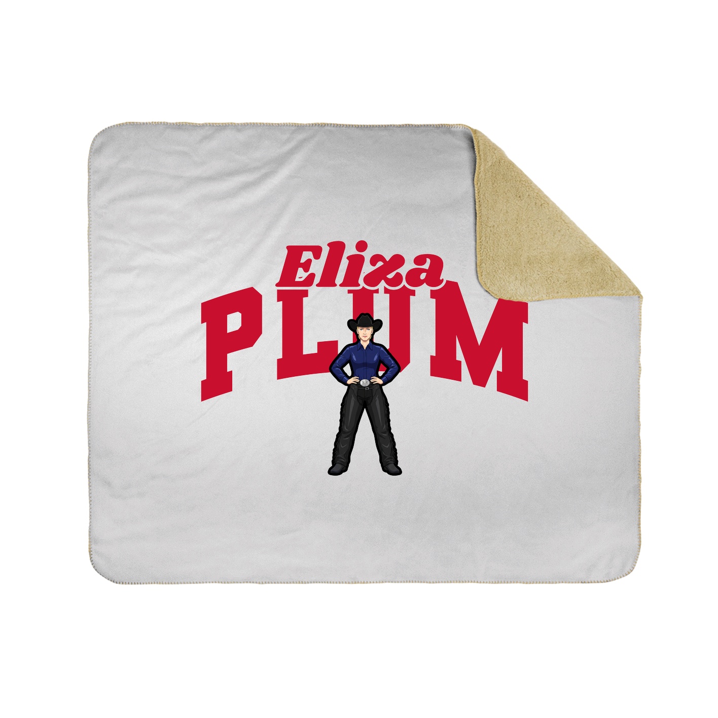 Throw Blanket — Signature Arch in White