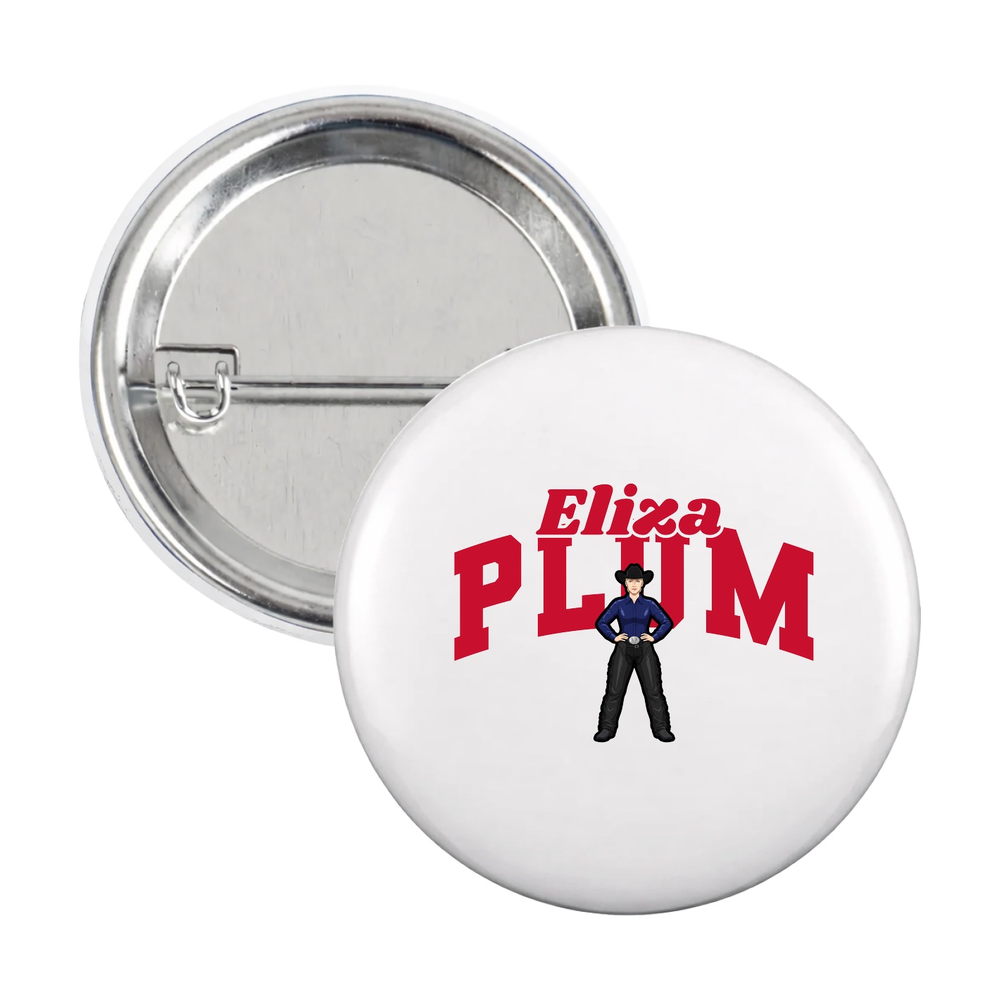 Game Day Button — Signature Arch in White