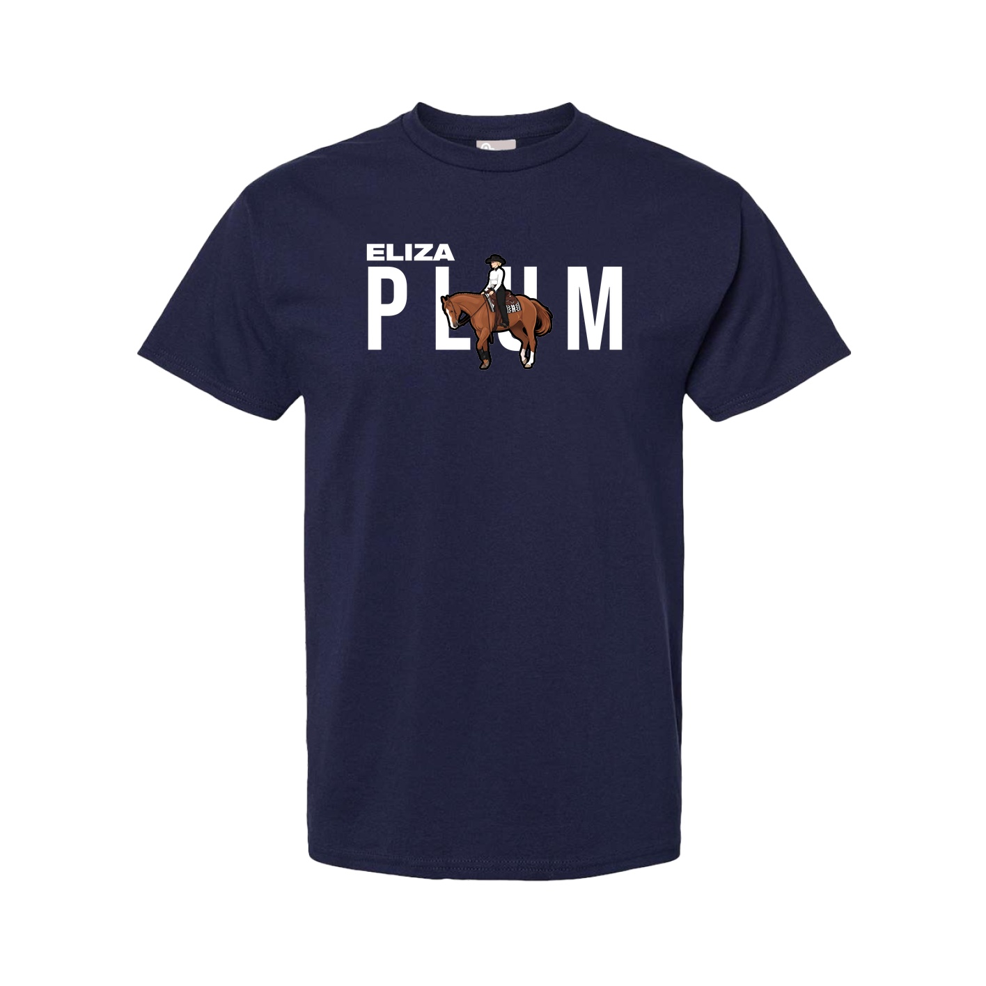 Youth Tee — Player Name in Navy