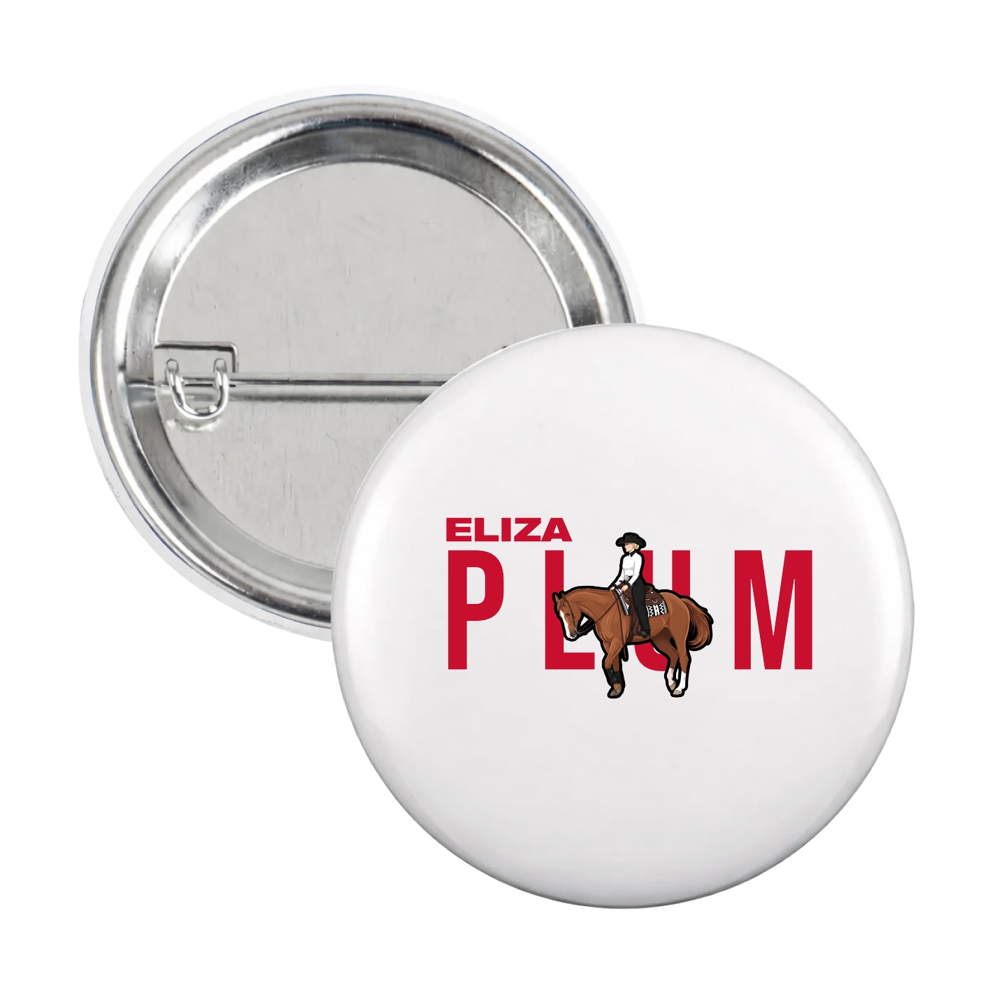 Game Day Button — Player Name in White