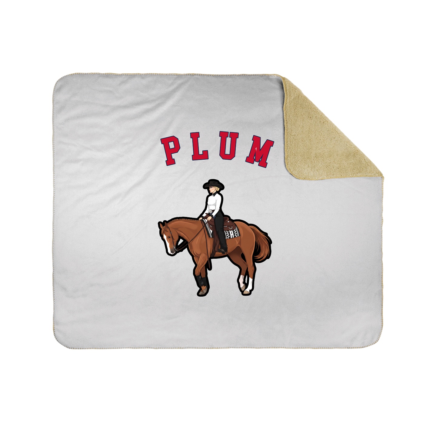 Throw Blanket — Shirsey Arch in White