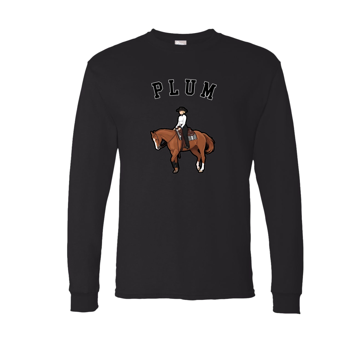 Long Sleeve Tee — Shirsey Arch in Black