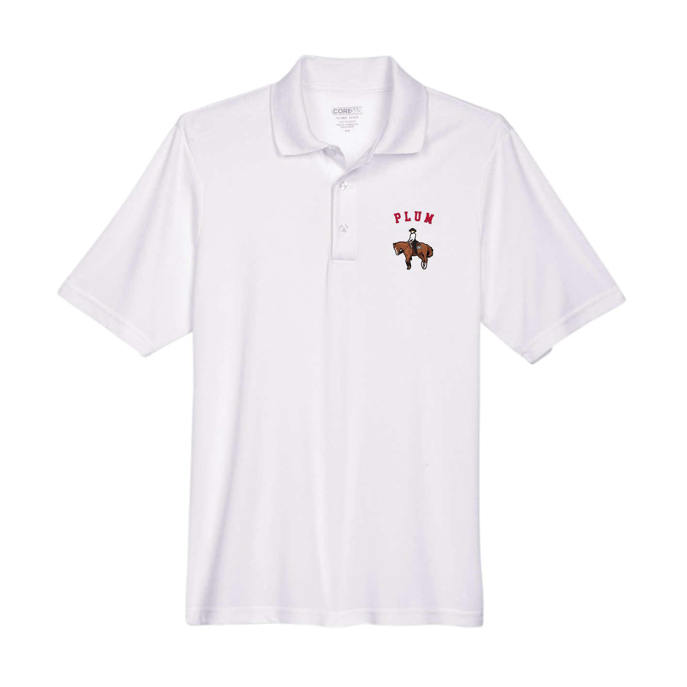 Performance Polo — Shirsey Arch in White