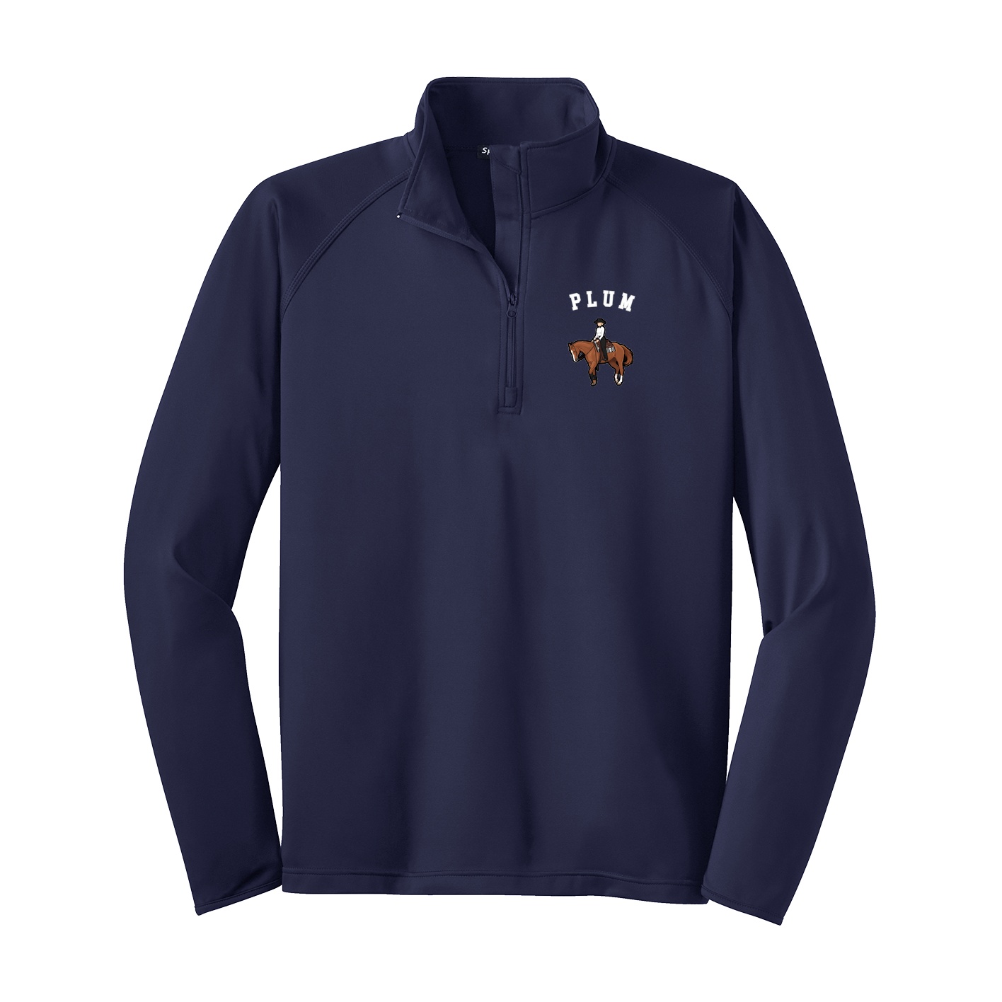 Q-Zip Pullover — Shirsey Arch in Navy
