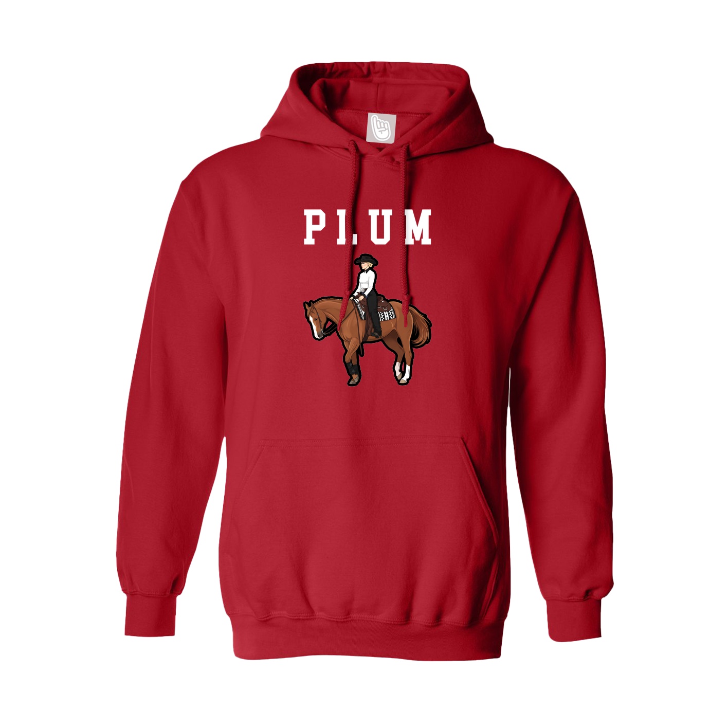 Hoodie — Shirsey in Red