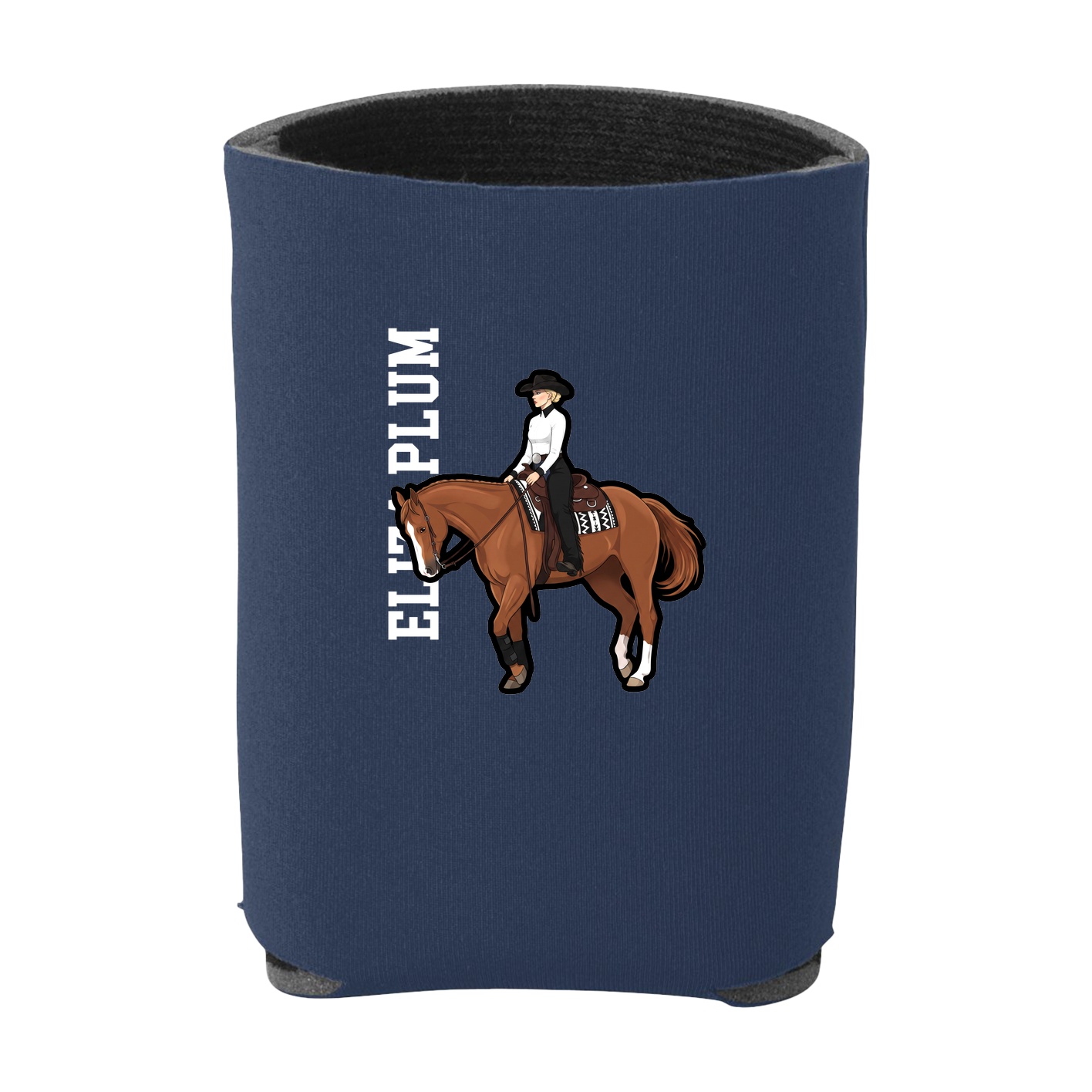Can Holder — Name Vertical in Navy