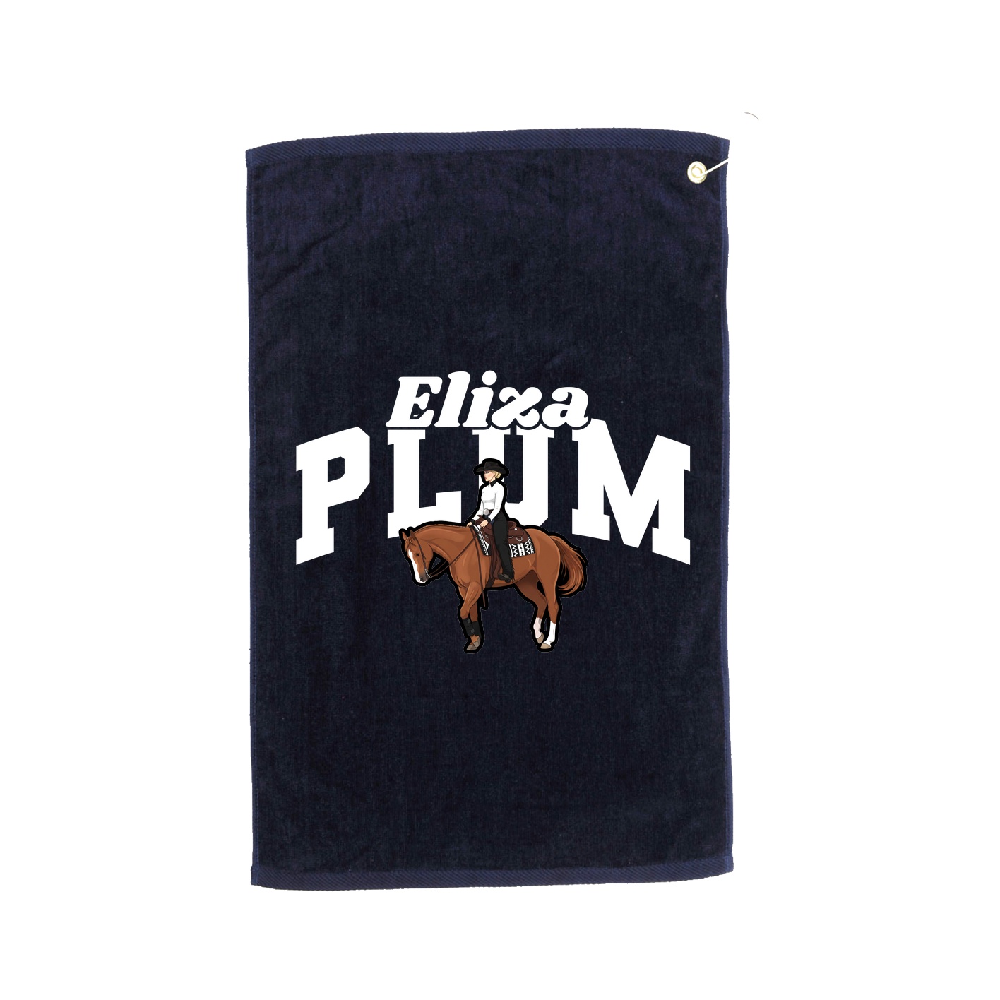 Golf Towel — Signature Arch in Navy