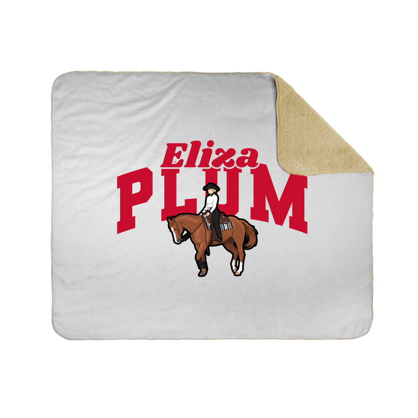 Throw Blanket — Signature Arch in White
