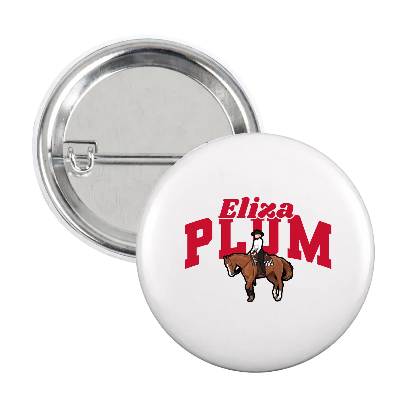 Game Day Button — Signature Arch in White