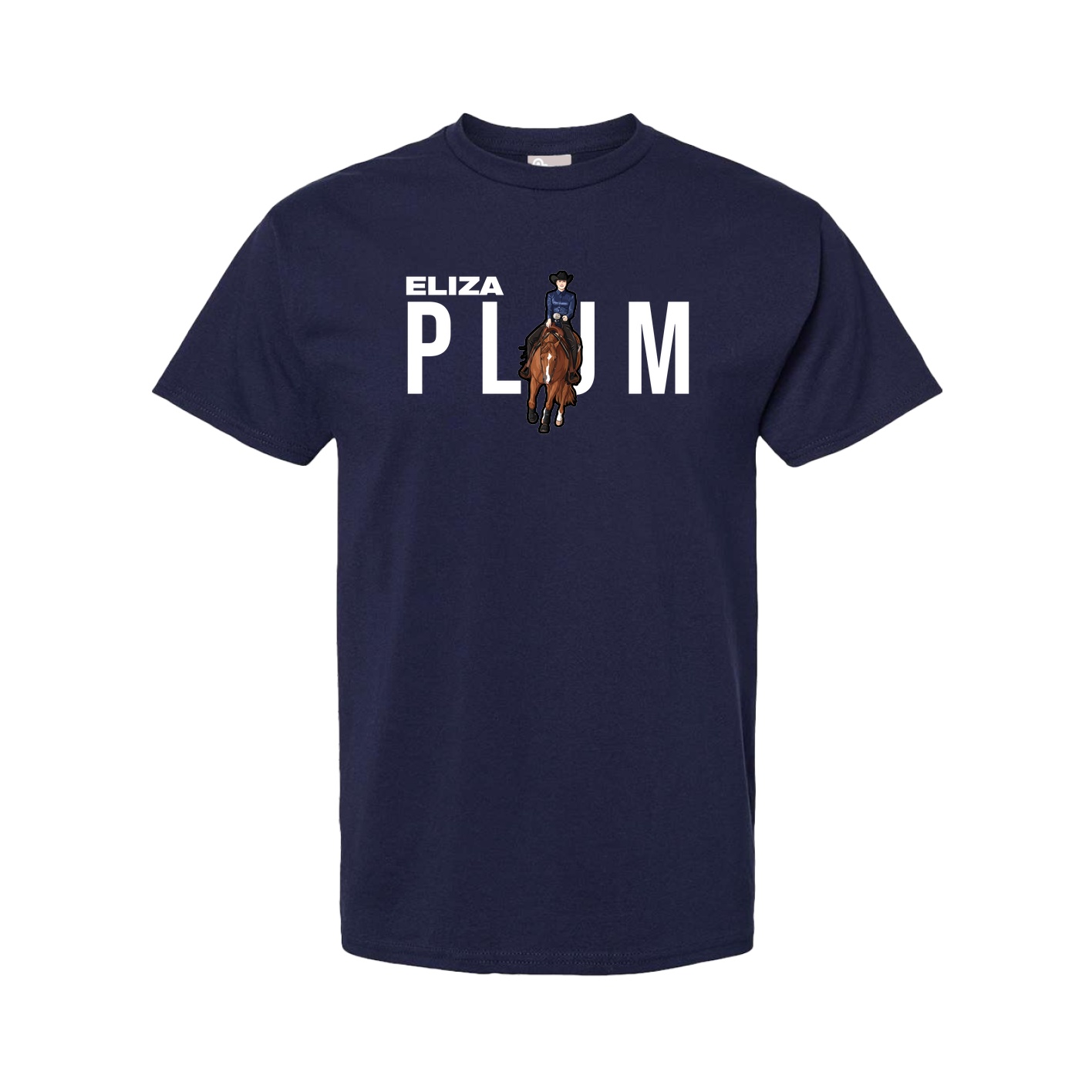 Youth Tee — Player Name in Navy