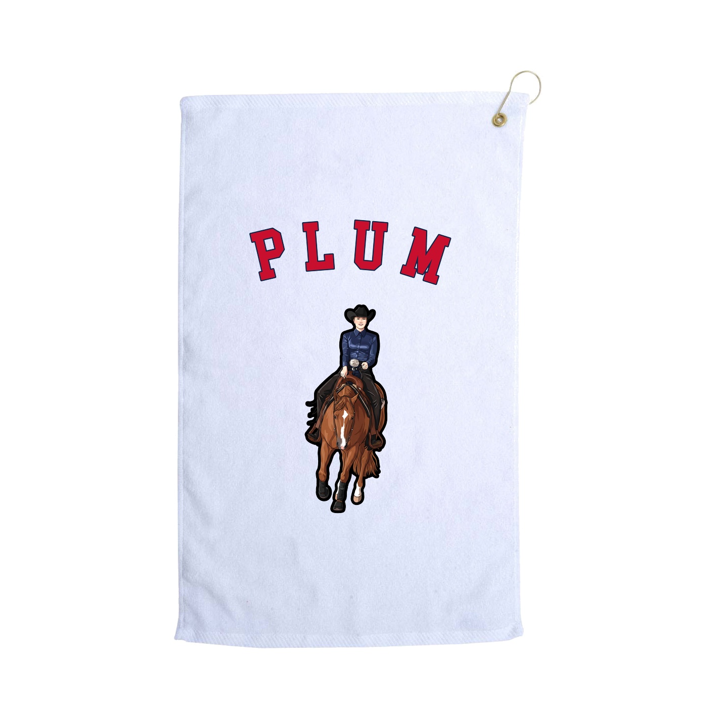 Golf Towel — Shirsey Arch in White
