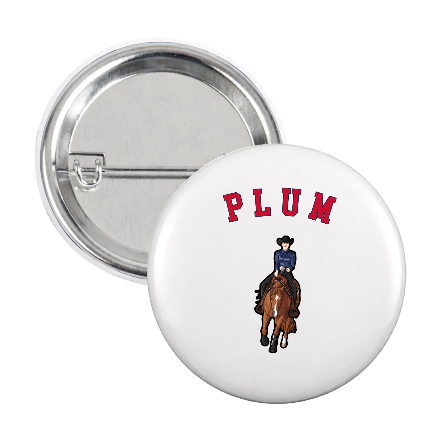 Game Day Button — Shirsey Arch in White