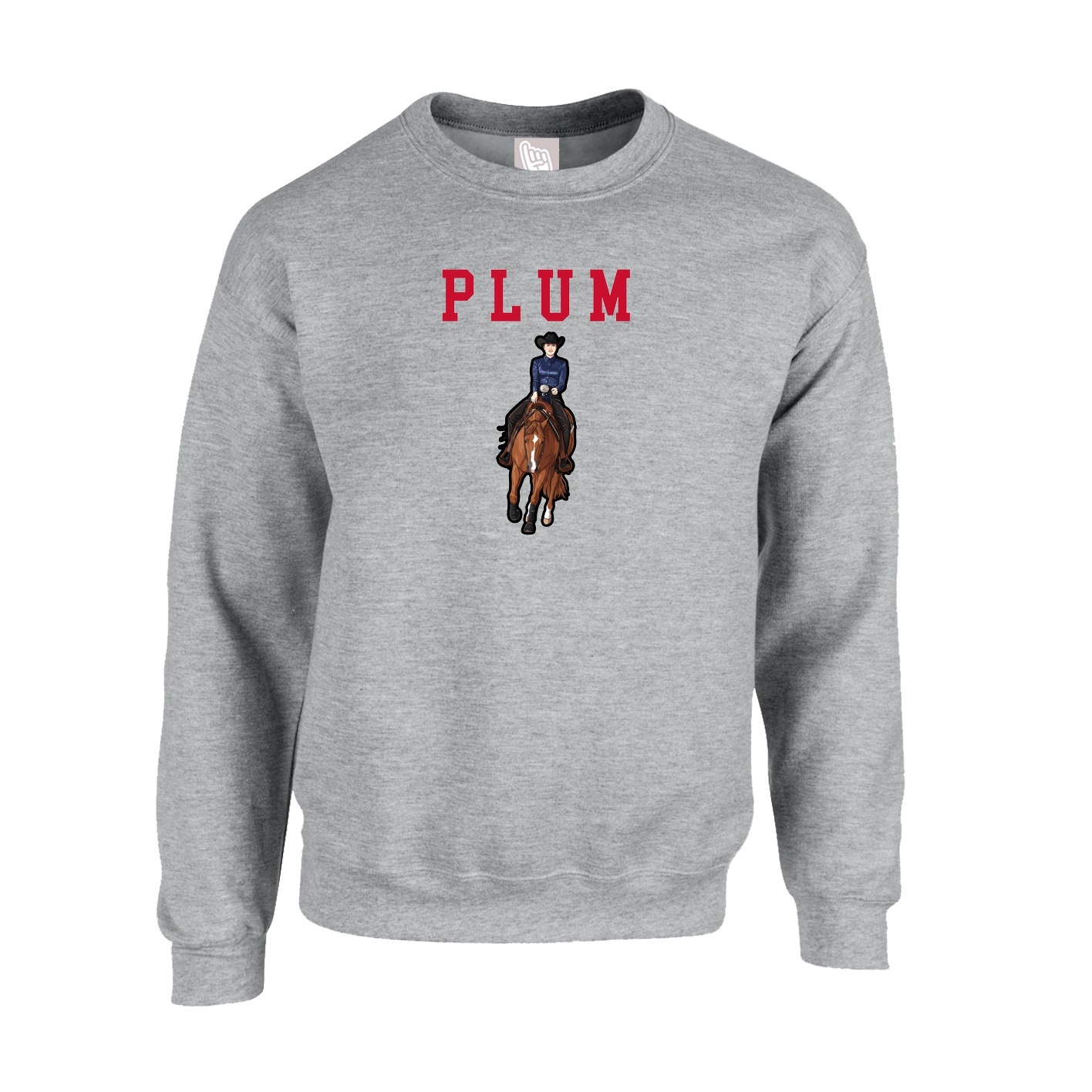 Fleece Crew — Shirsey in Grey