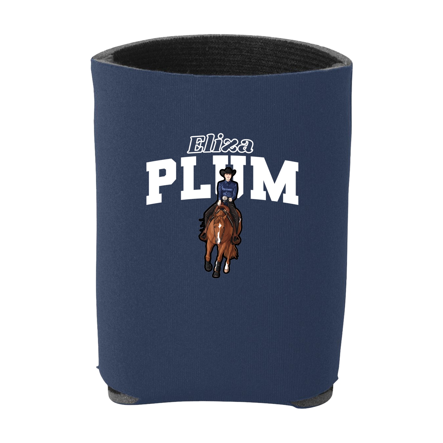 Can Holder — Name Arch in Navy