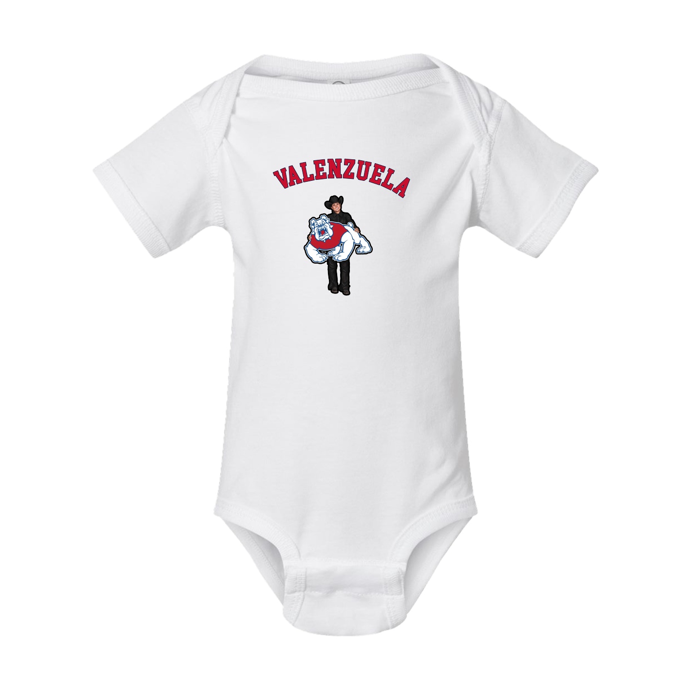 Baby Onesie — Shirsey Arch in White