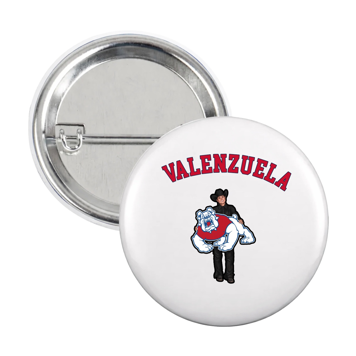 Game Day Button — Shirsey Arch in White