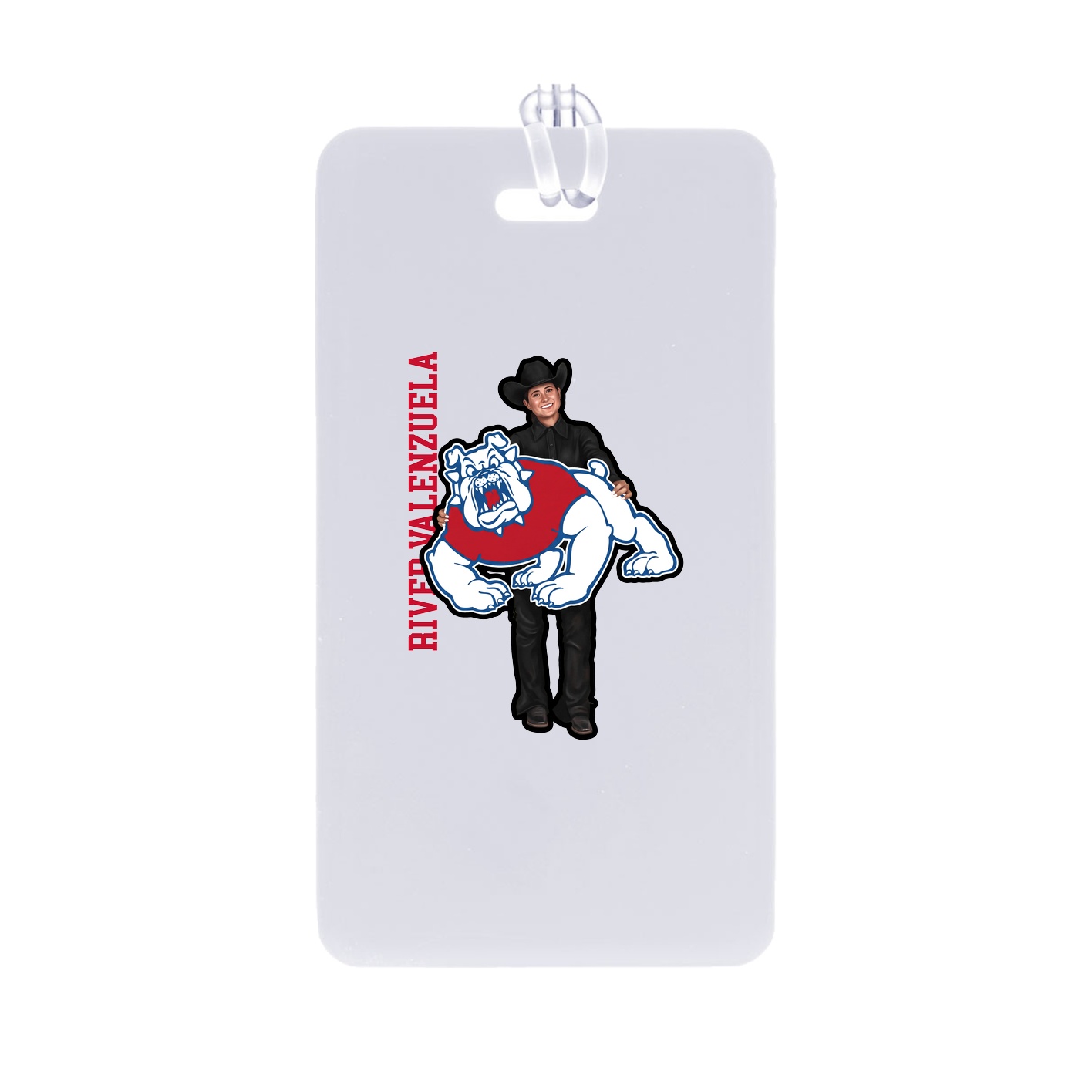 Bag Tag — Name Vertical in Classic