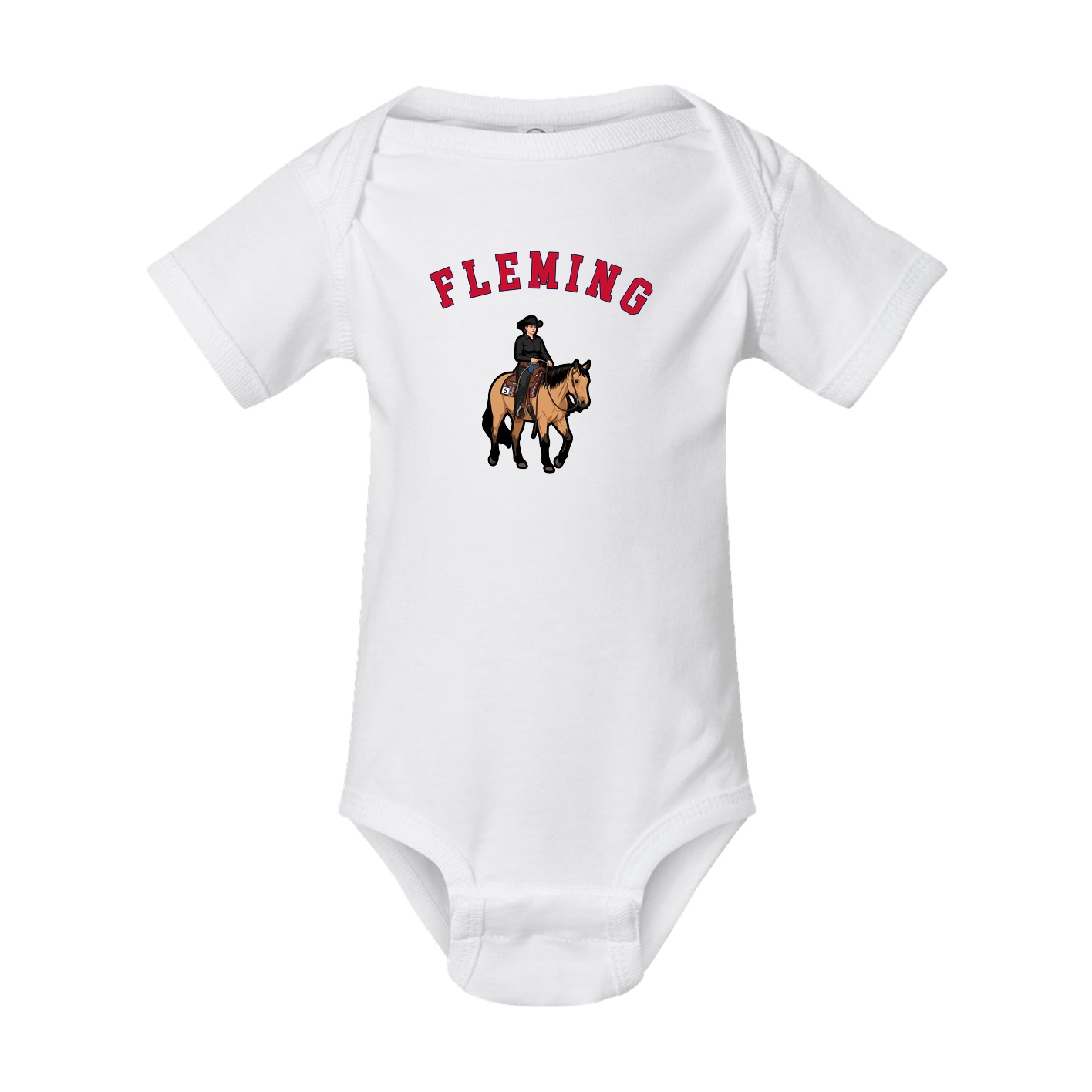 Baby Onesie — Shirsey Arch in White