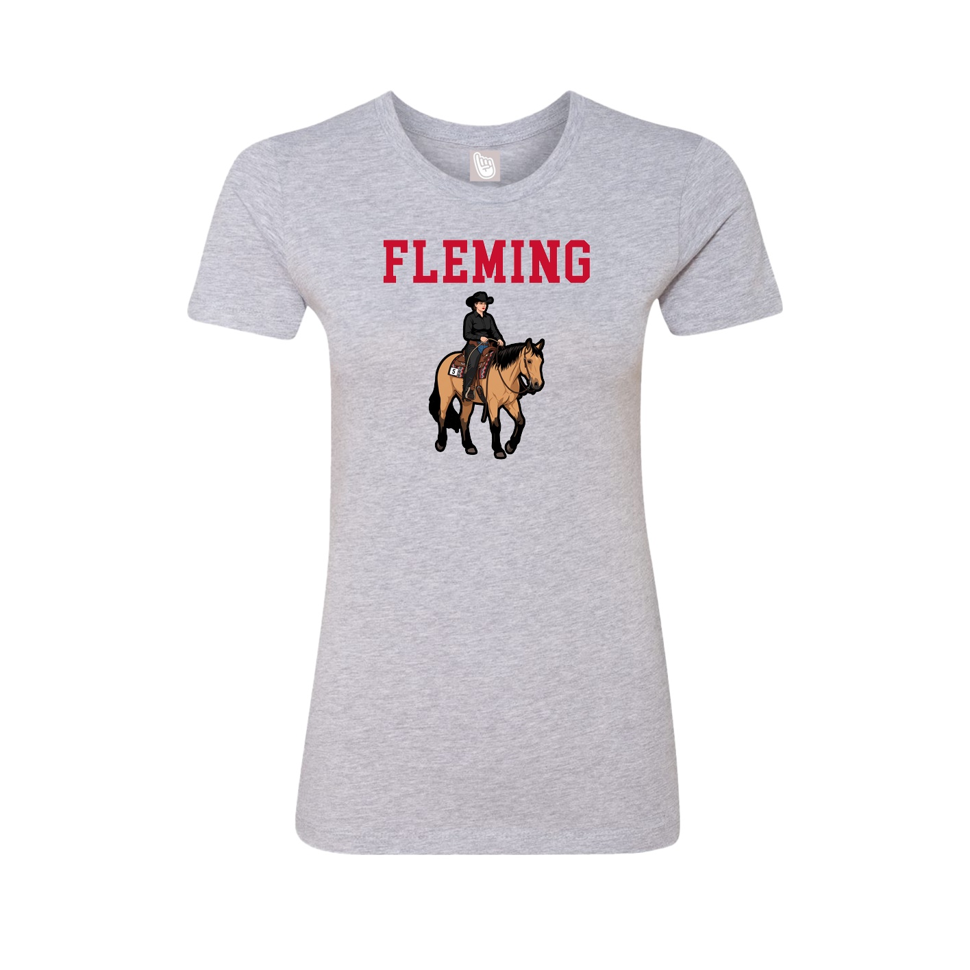Fitted Women's Tee — Shirsey in Grey