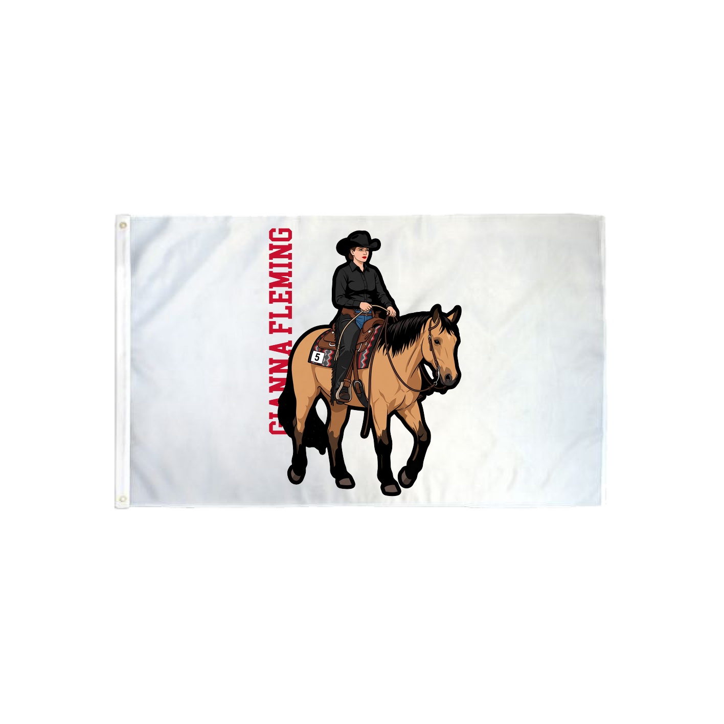 3x5 Flag — Name Vertical in Classic