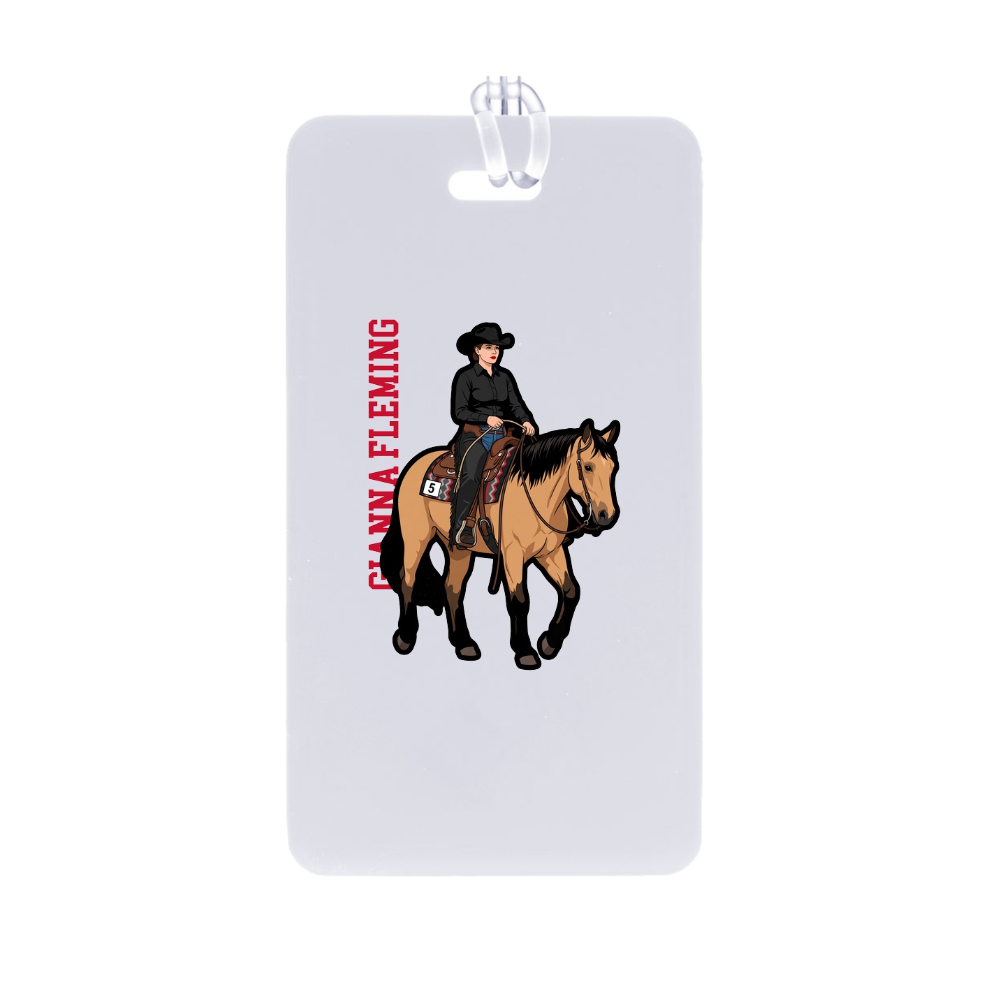 Bag Tag — Name Vertical in Classic