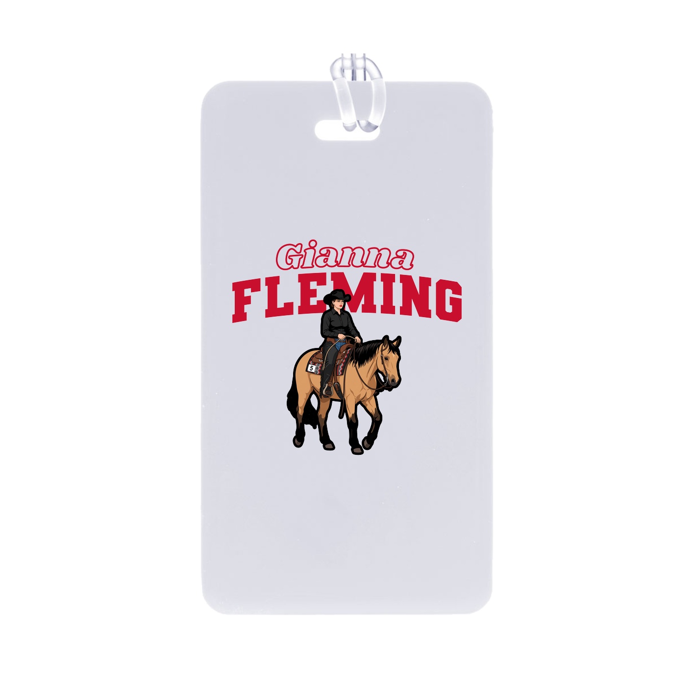 Bag Tag — Name Arch in Classic