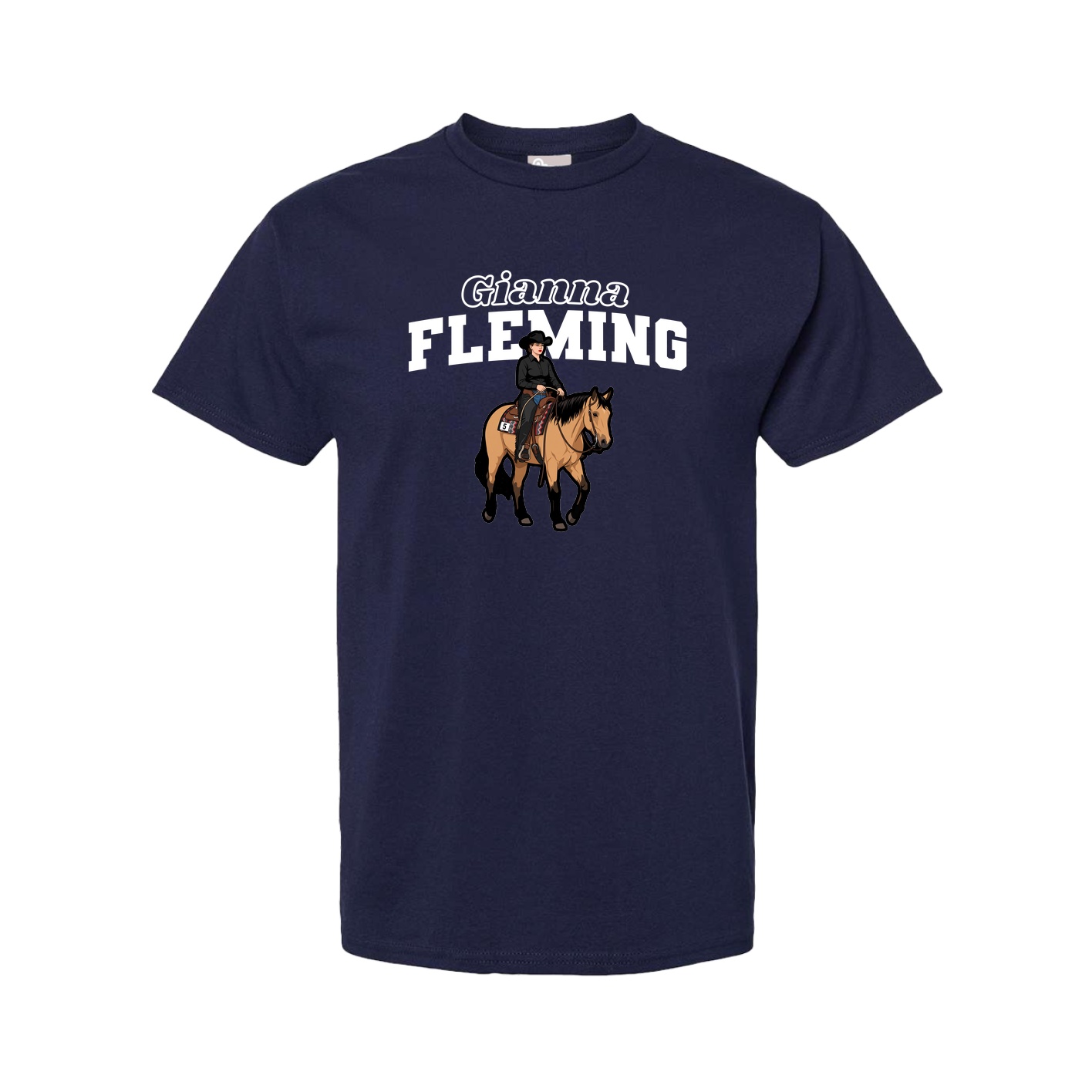 Tee — Name Arch in Navy