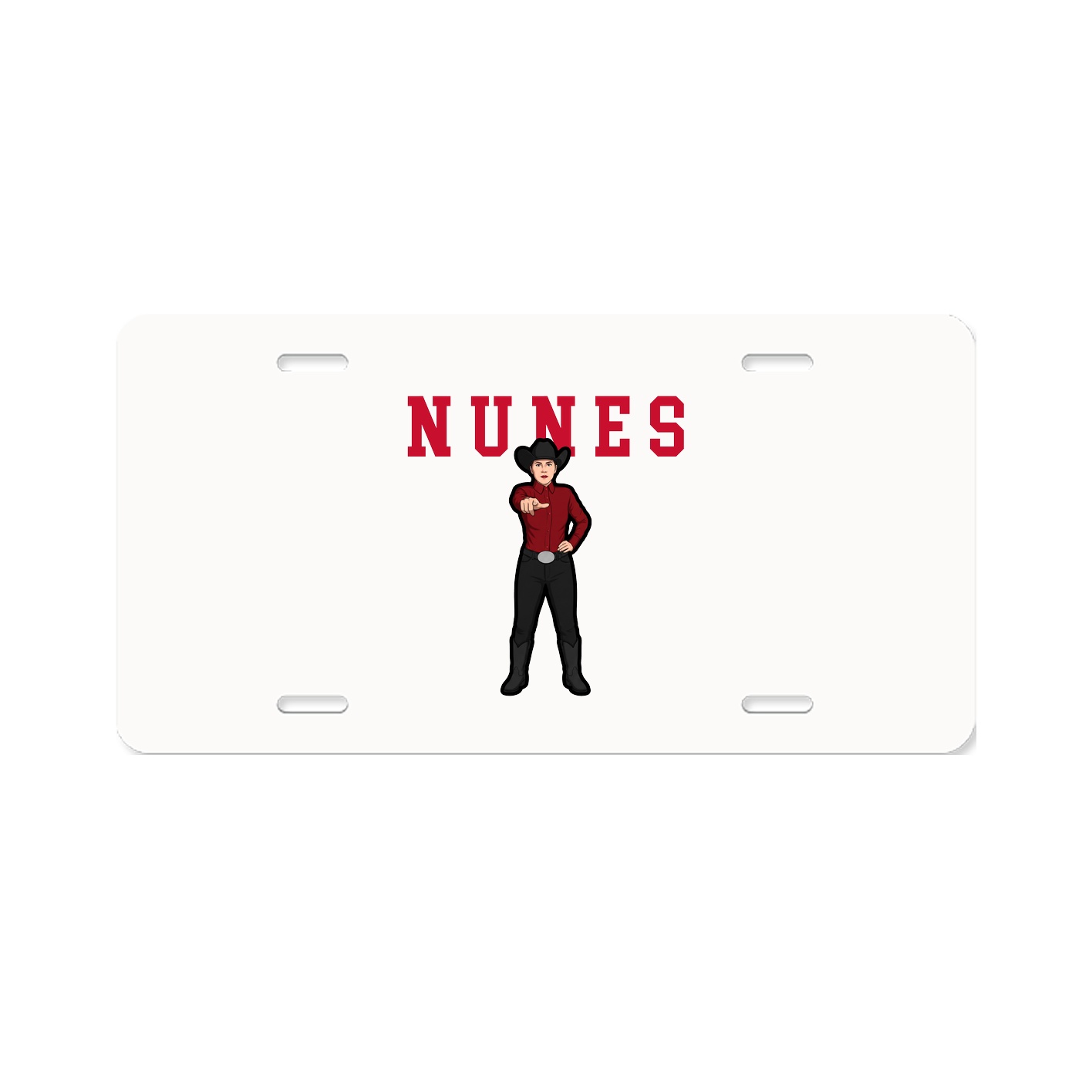 License Plate — Shirsey in Classic