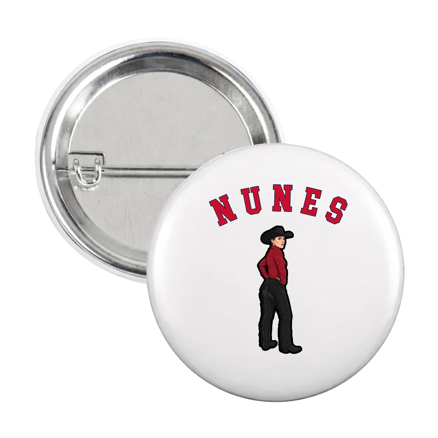 Game Day Button — Shirsey Arch in White