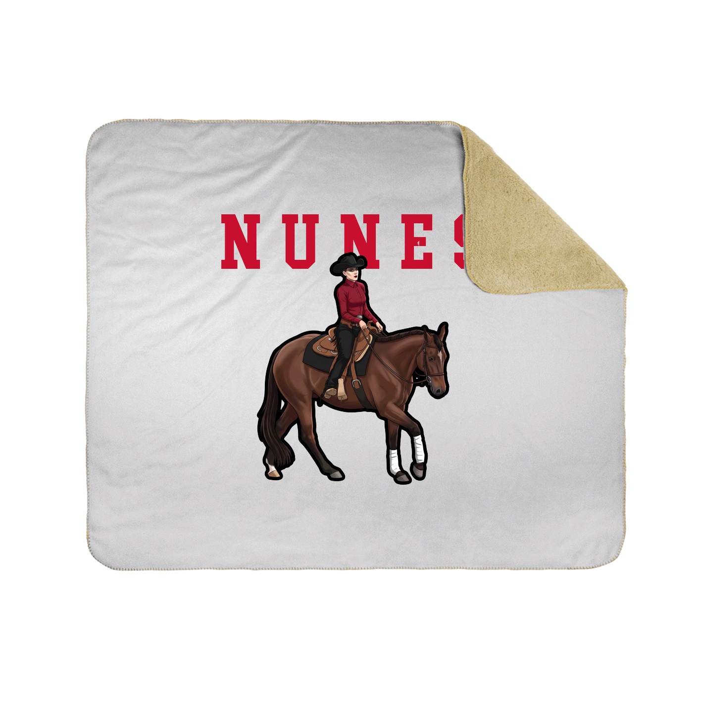 Throw Blanket — Shirsey in White