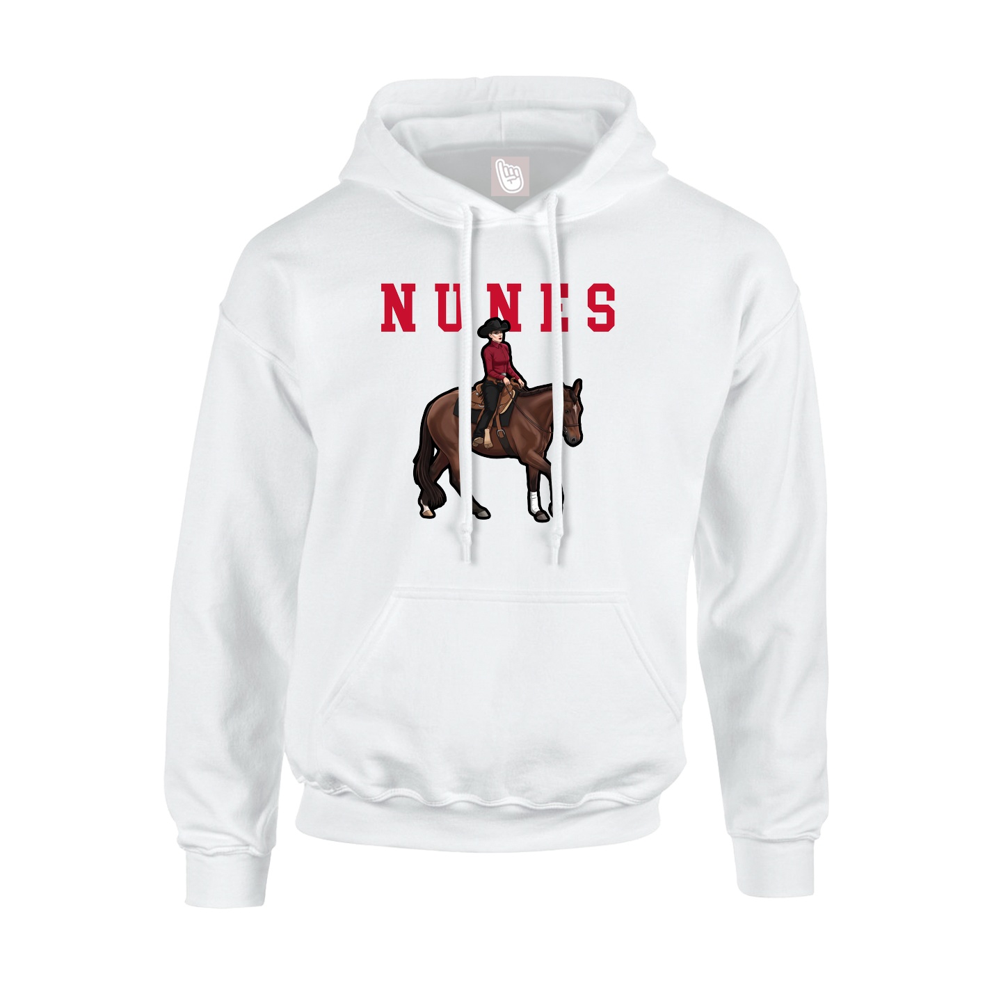 Hoodie — Shirsey in White