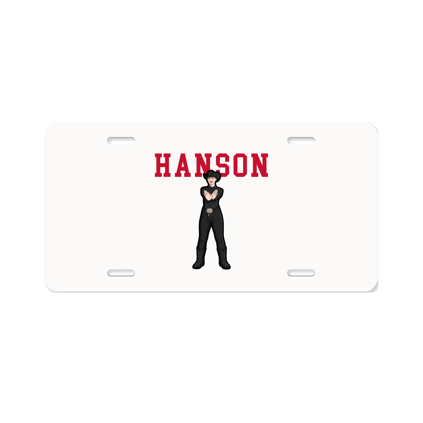 License Plate — Shirsey in Classic