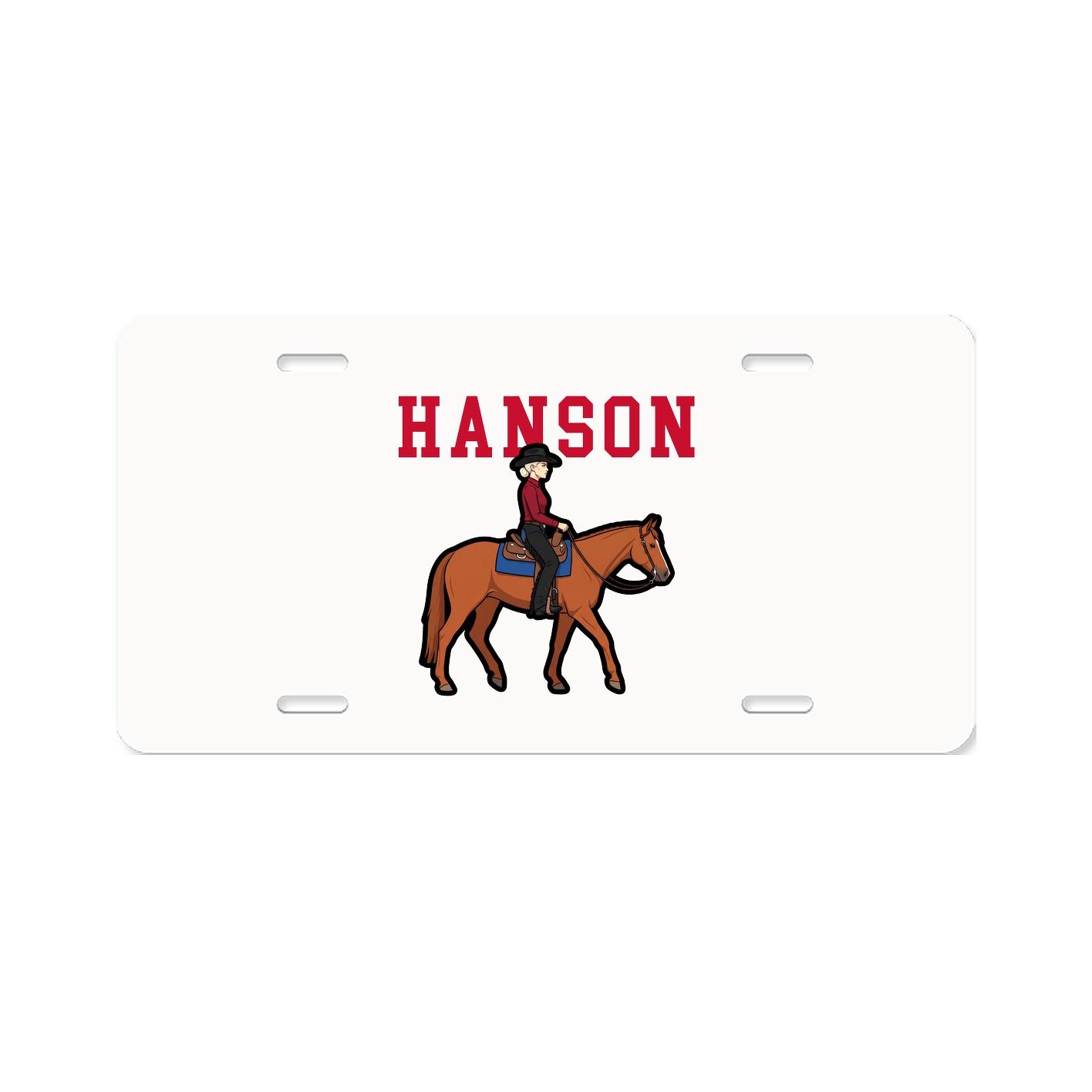License Plate — Shirsey in Classic