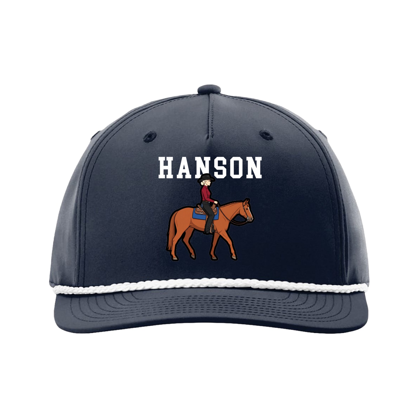 Five-Panel Classic Rope Cap — Shirsey in Navy